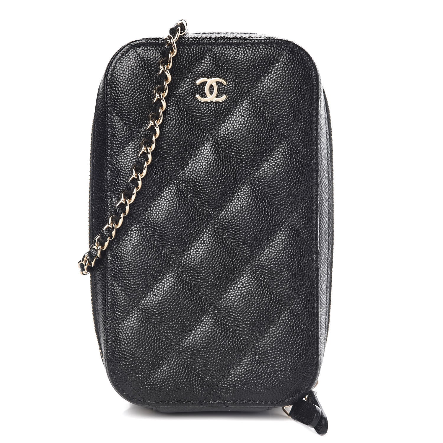 Chanel Caviar Quilted Classic Clutch With Chain Black 1 of 11
