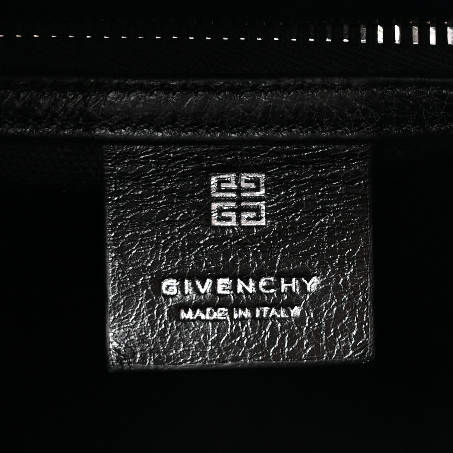 Givenchy Washed Denim Mini Antigona Shoulder Bag Black 6 of 10
