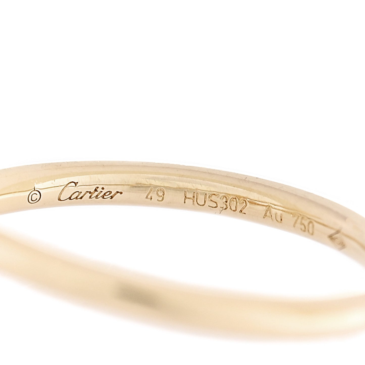 18K Yellow Gold Small Juste Un Clou Ring 49 5