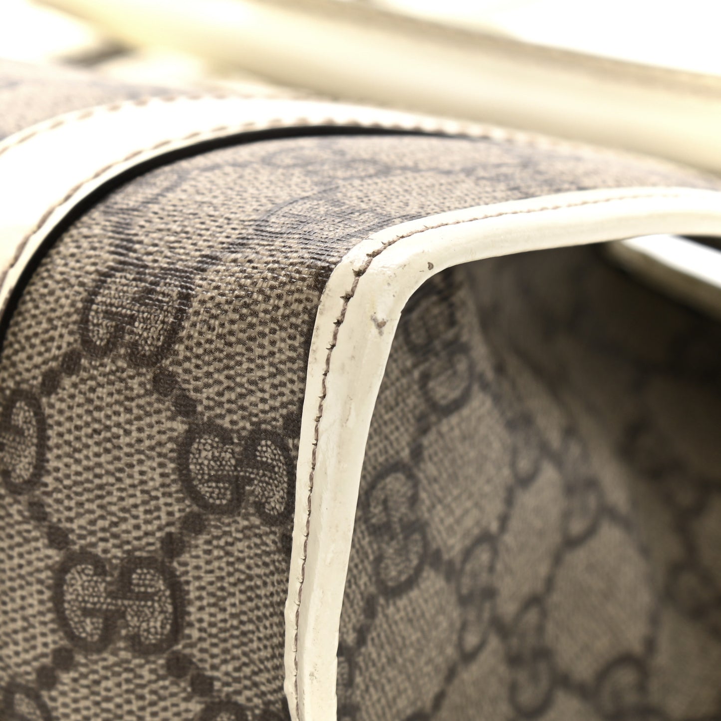 GG Plus Monogram Small Joy Shoulder Bag Off White