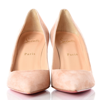 Christian Louboutin Veau Velours Clare 80 Pumps 37.5 Courtisane 3 of 10