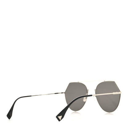 Fendi Metal Geometric FF Sunglasses FF 0194/S Silver 4 of 7
