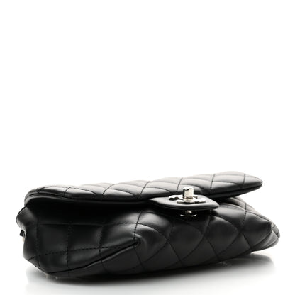 Chanel Calfskin Quilted CC Uniform Flap Belt Bag Black 4 of 12