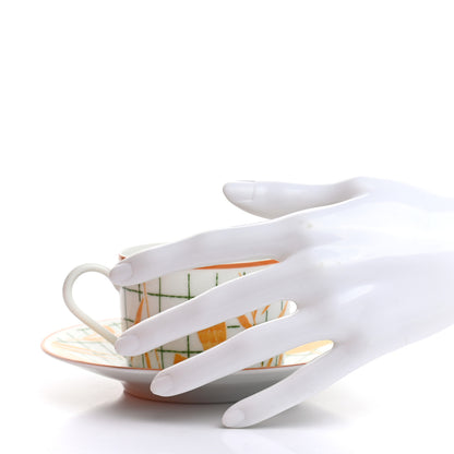 Hermes Porcelain A Walk In The Garden Tea Cup And Saucer Set Of 2 2 of 8