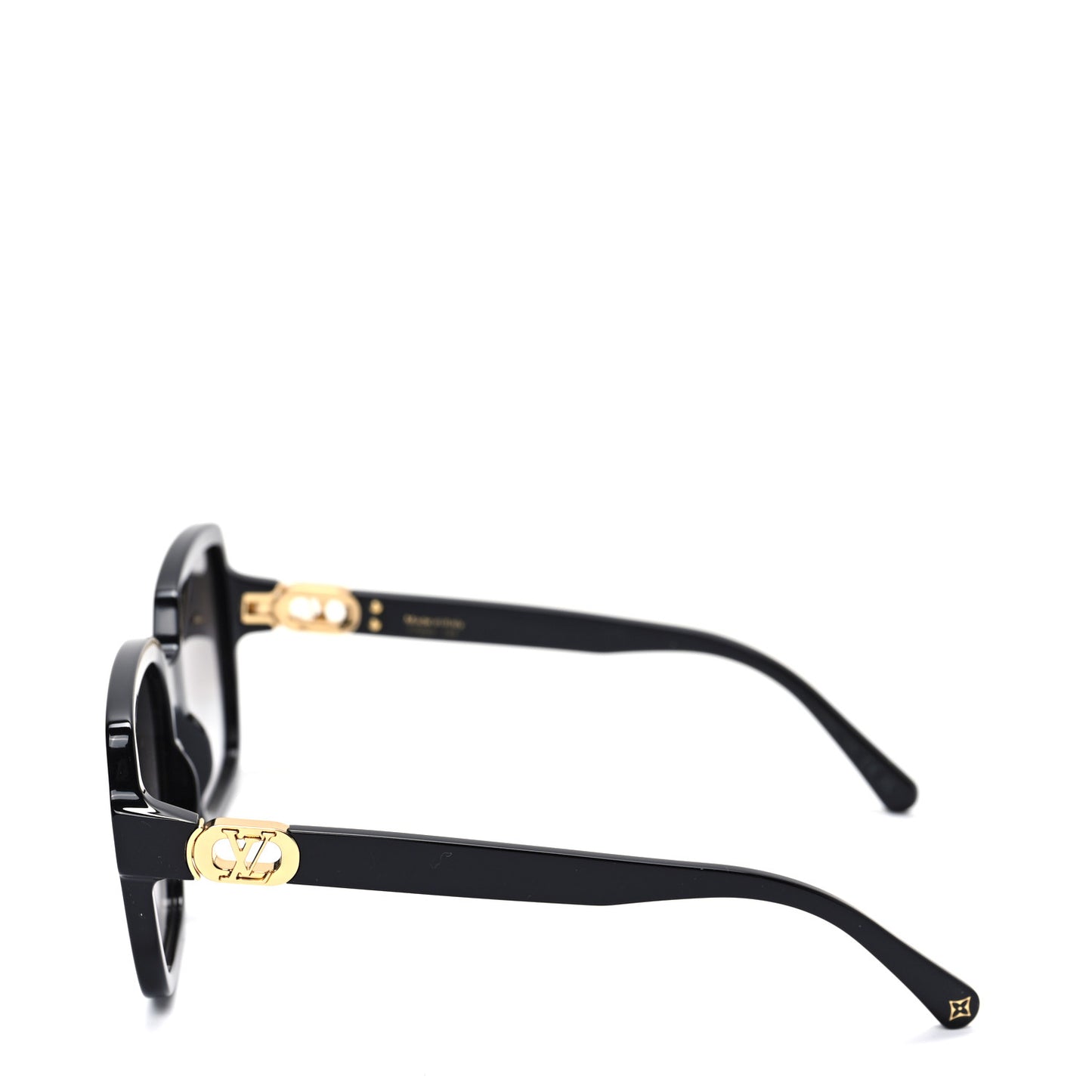 Acetate Mini Link Soft Square Sunglasses Z1727W Black