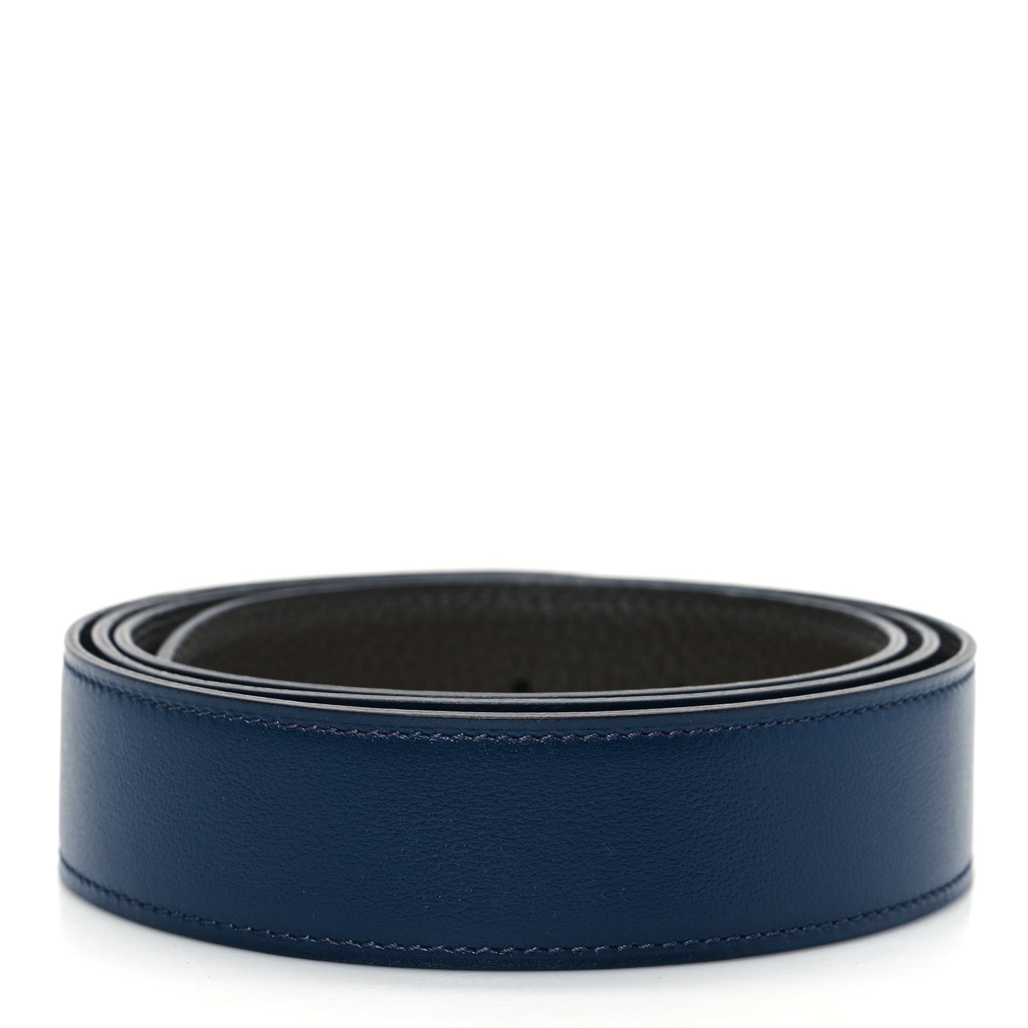 Box Togo 32mm Belt Strap 105  Bleu De Prusse Vert Maquis