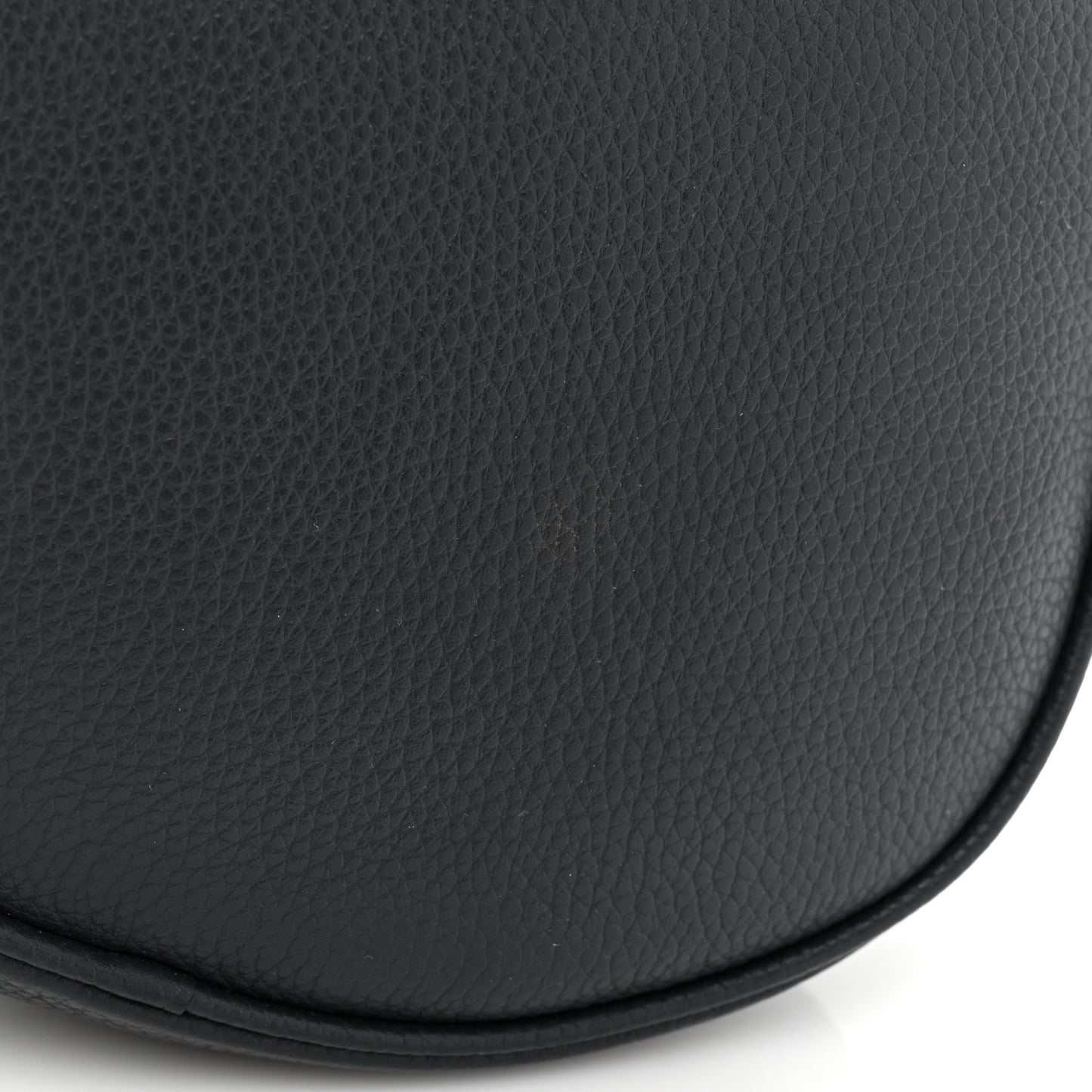 Grained Calfskin Saddle Bag Navy Blue