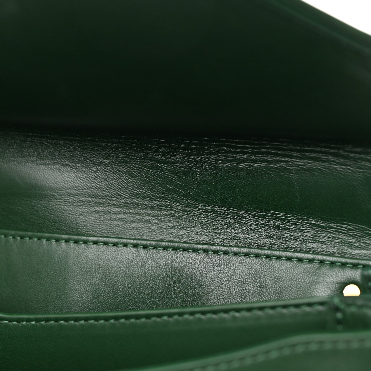 Bottega Veneta Calfskin Mount Envelope Bag Green 12 of 18