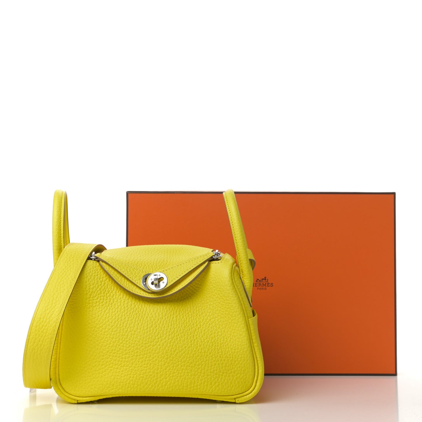 Taurillon Clemence Mini Lindy 20 Lime