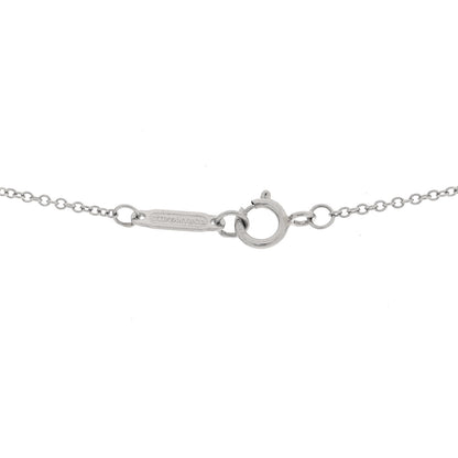 Tiffany Platinum Diamond .51ct Solitaire Pendant Necklace 4 of 5