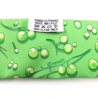 Hermes Twilly Scarf Silk Green 3 of 5