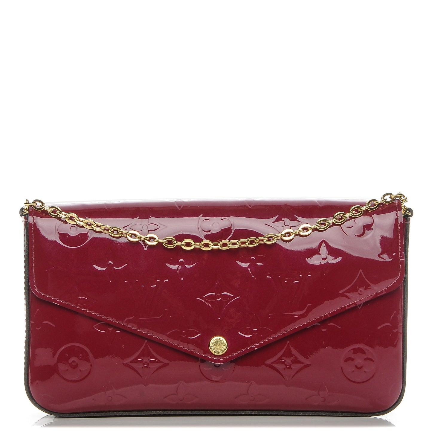 Vernis Felicie Chain Wallet Magenta