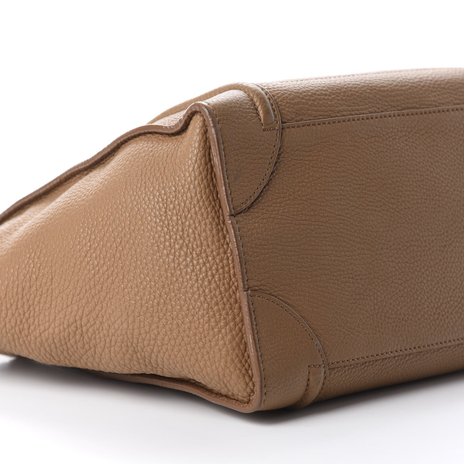 Celine Pebbled Calfskin Mini Luggage Camel 6 of 14