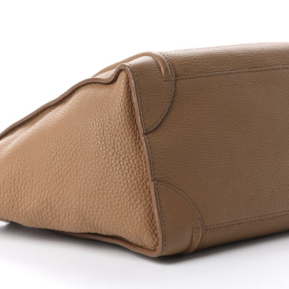 Celine Pebbled Calfskin Mini Luggage Camel 6 of 14