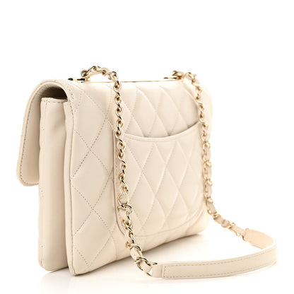 Chanel Lambskin Quilted Medium Trendy CC Flap White 3 of 12