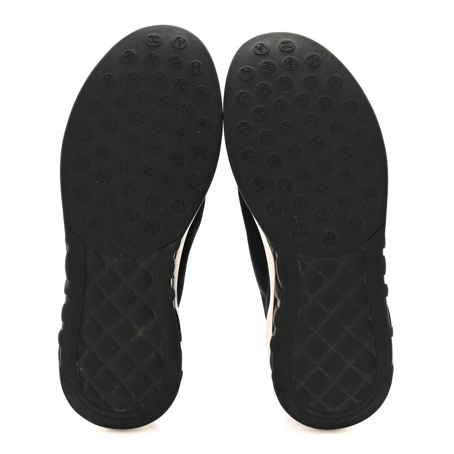 Chanel Lycra CC Sneakers 41 Navy 6 of 8