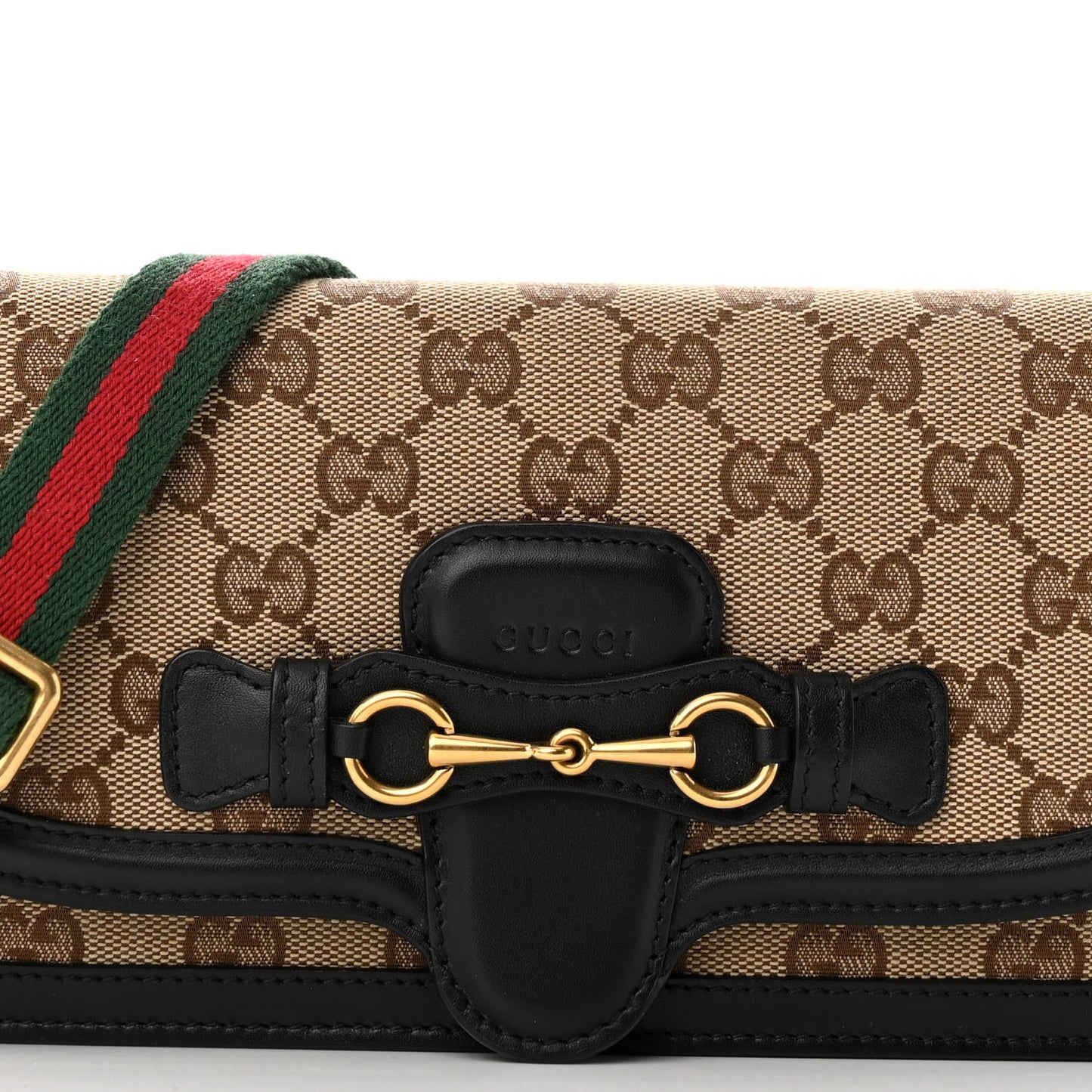 Monogram Lady Web Convertible Wallet Black
