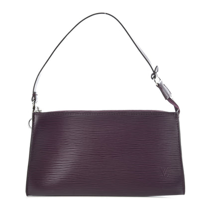 Louis Vuitton Epi Pochette Accessories 24 Cassis 1 of 9