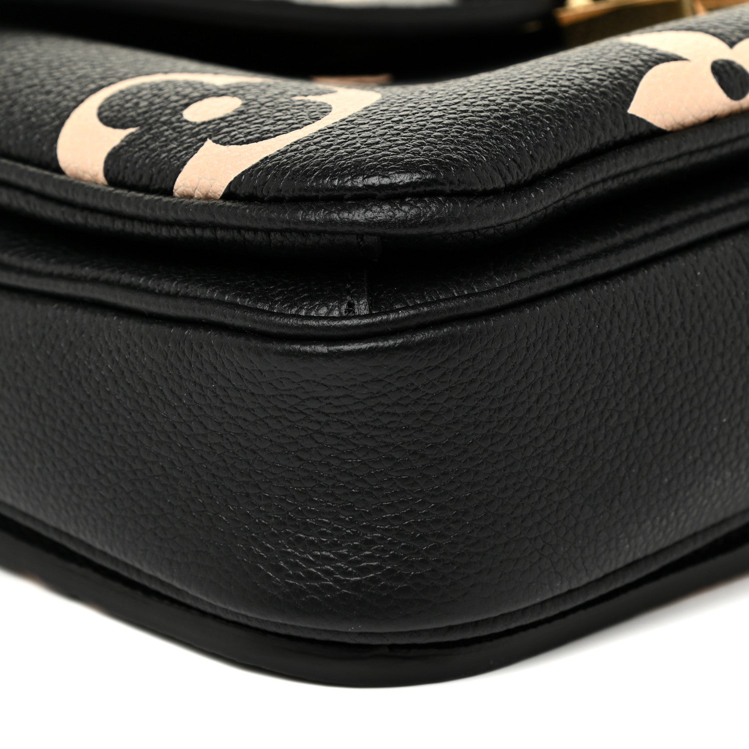 Louis Vuitton Empreinte Monogram Giant Pochette Metis Black Beige 8 of 11