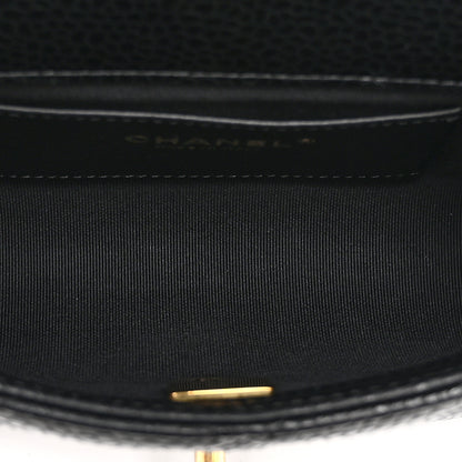 Chanel Grained Calfskin Quilted Cruise Mini Flap Black 5 of 10
