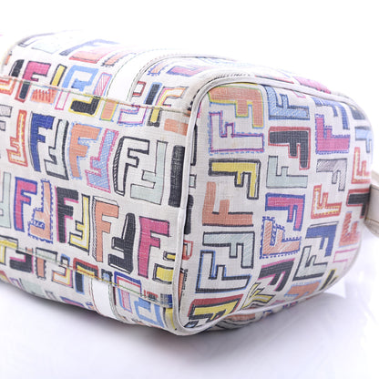 Fendi Zucca Spalmati Vitello FF Multicolor Forever Boston Multicolor White 7 of 10
