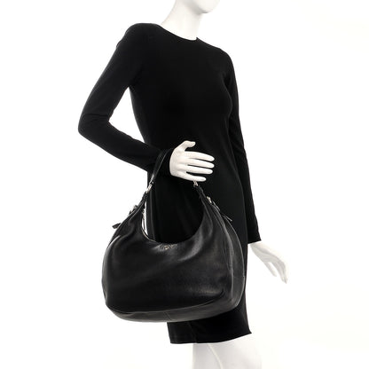 Prada Vitello Daino Hobo Nero Black 2 of 5