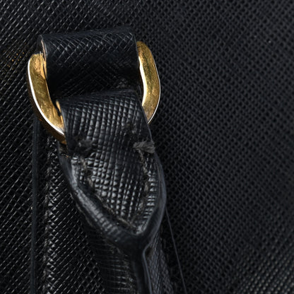 Prada Saffiano Medium Galleria Double Zip Tote Black 14 of 16