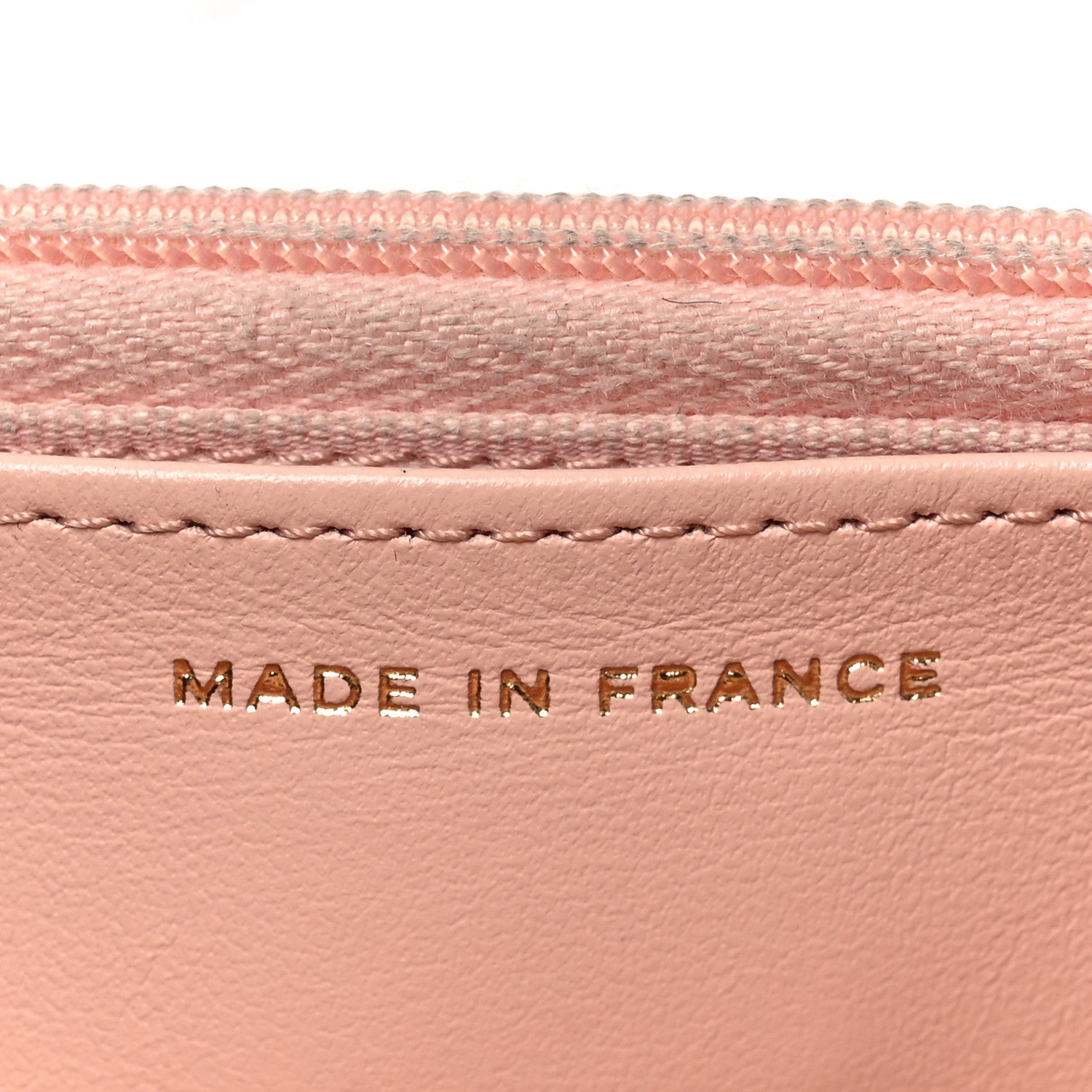 Chanel Caviar Quilted Wallet on Chain WOC Light Pink 7 of 11