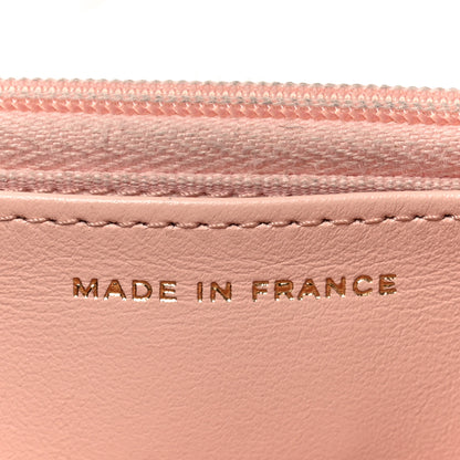 Chanel Caviar Quilted Wallet on Chain WOC Light Pink 7 of 11