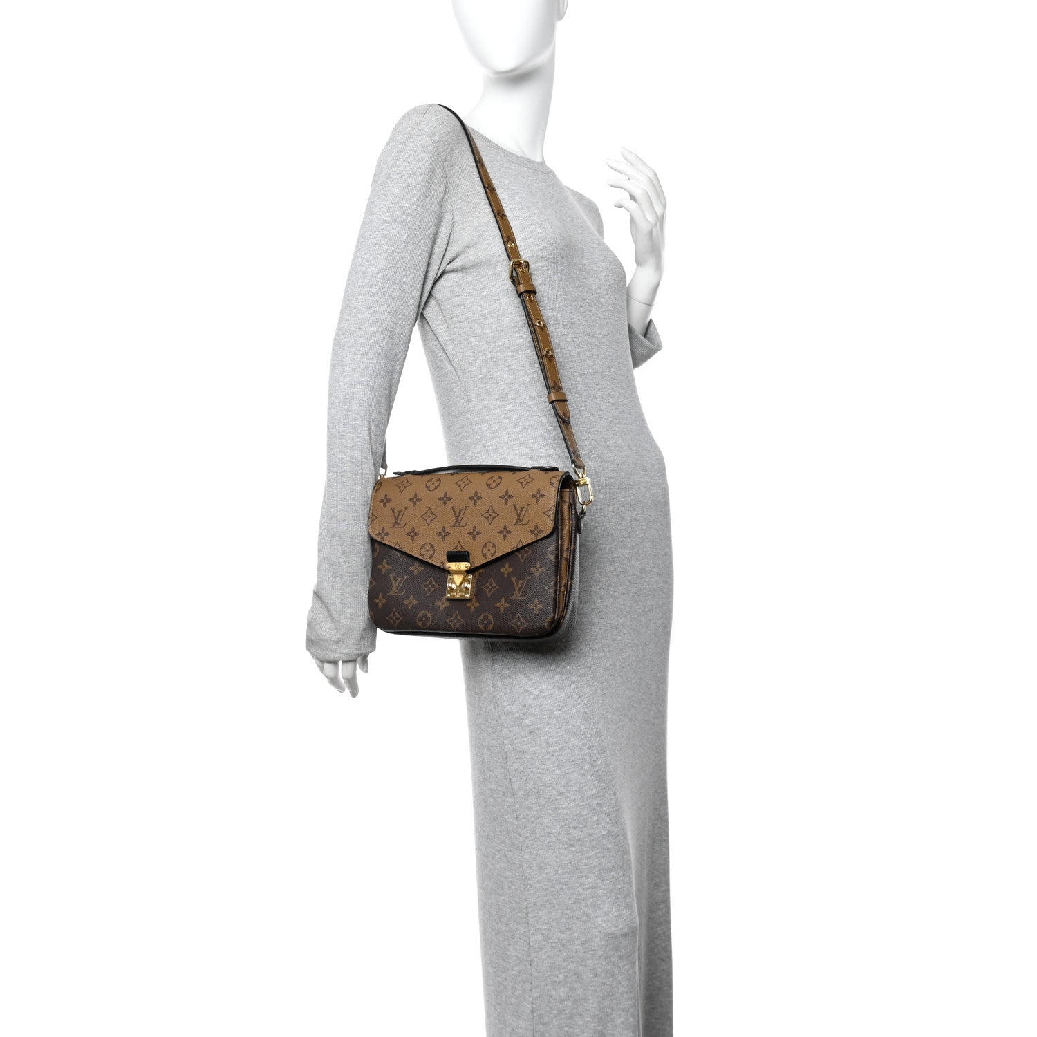 Louis Vuitton Reverse Monogram Pochette Metis 2 of 9