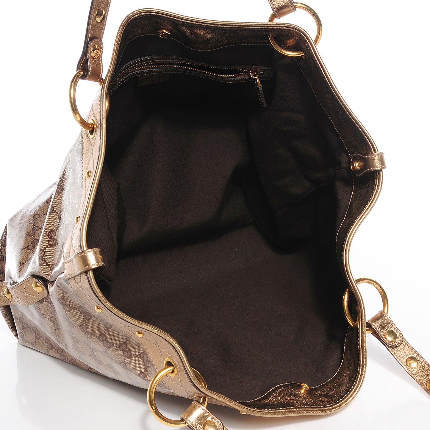 Crystal Monogram Studded Medium Irina Tote