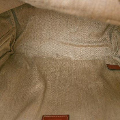 Chloe Canvas Logo Woody Backpack Sepia Brown 6 of 10