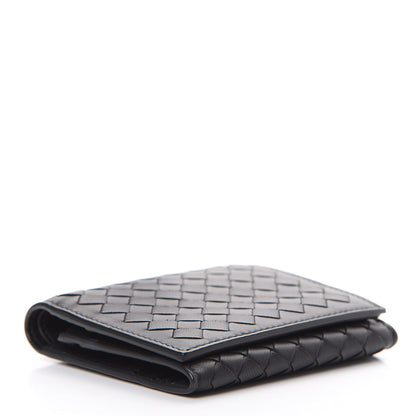 Bottega Veneta Nappa Intrecciato Tri-Fold Wallet Black 3 of 6