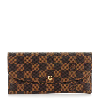 Louis Vuitton Damier Ebene Emilie Wallet 1 of 8