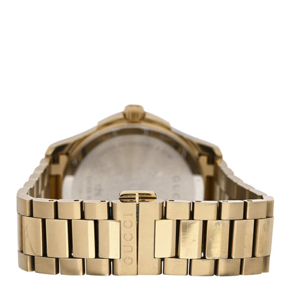 Gucci Stainless Steel 38mm G-Timeless Diamante Quartz Watch Gold 3 of 5
