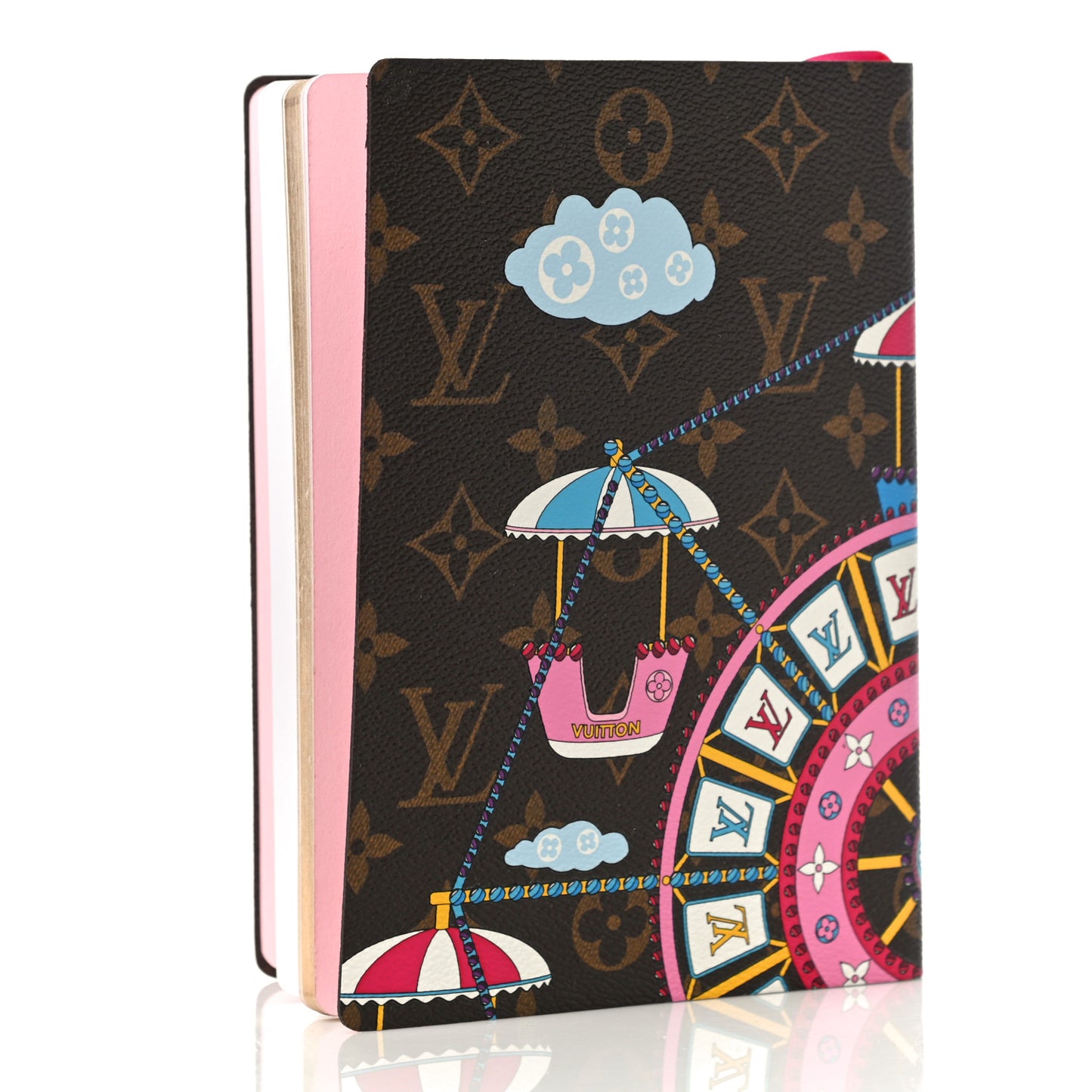Monogram 2020 Christmas Animation Big Wheel Notebook MM Rose Ballerine