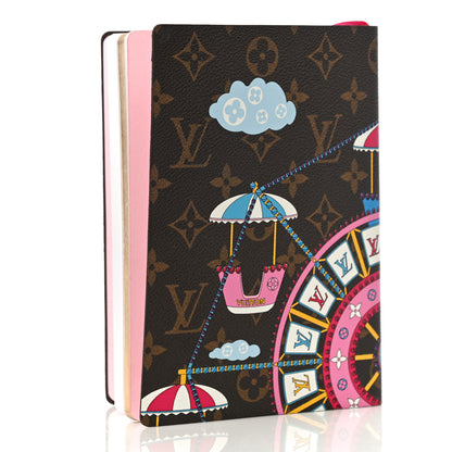 Louis Vuitton Monogram 2020 Christmas Animation Big Wheel Notebook MM Rose Ballerine 3 of 11