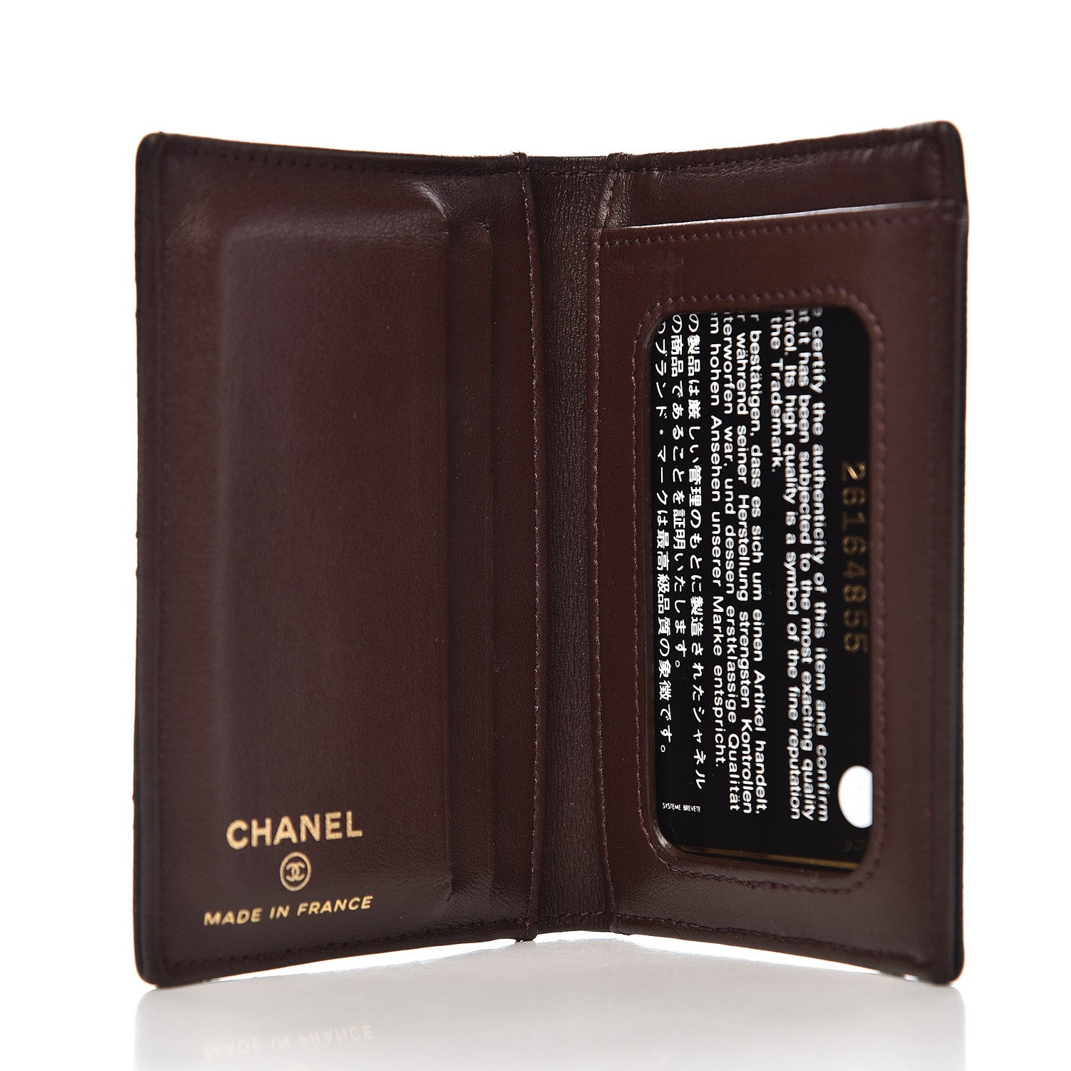 Chanel Caviar Quilted Card Holder Wallet Black 5 of 8