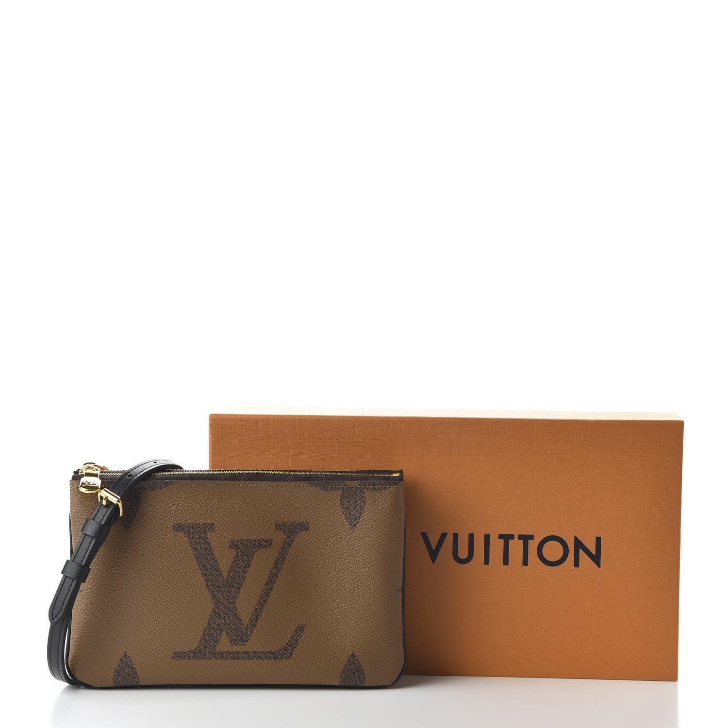 Louis Vuitton Reverse Monogram Giant Double Zip Pochette 10 of 10