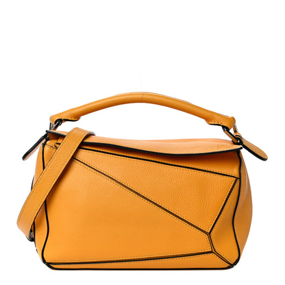 Loewe Calfskin Small Puzzle Bag Narcisus Yellow 1 of 9
