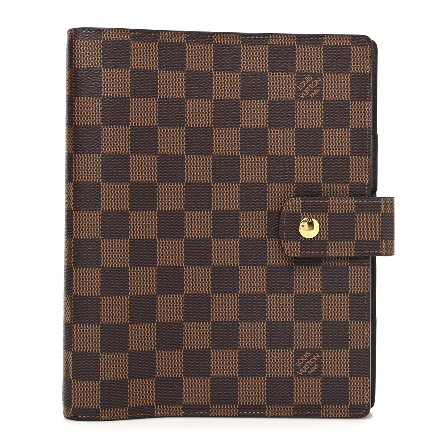 Damier Ebene Large Ring Agenda Cover