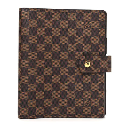 Louis Vuitton Damier Ebene Large Ring Agenda Cover 1 of 9