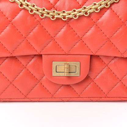 Chanel Aged Calfskin Quilted 2.55 Reissue Mini Flap Red 10 of 11