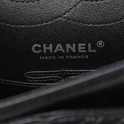 Chanel Aged Calfskin Chevron Quilted 2.55 Reissue 225 So Black 6 of 9