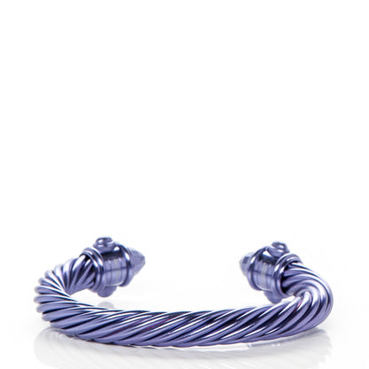 David Yurman Aluminum 10mm Renaissance Cable Bracelet Purple 3 of 5