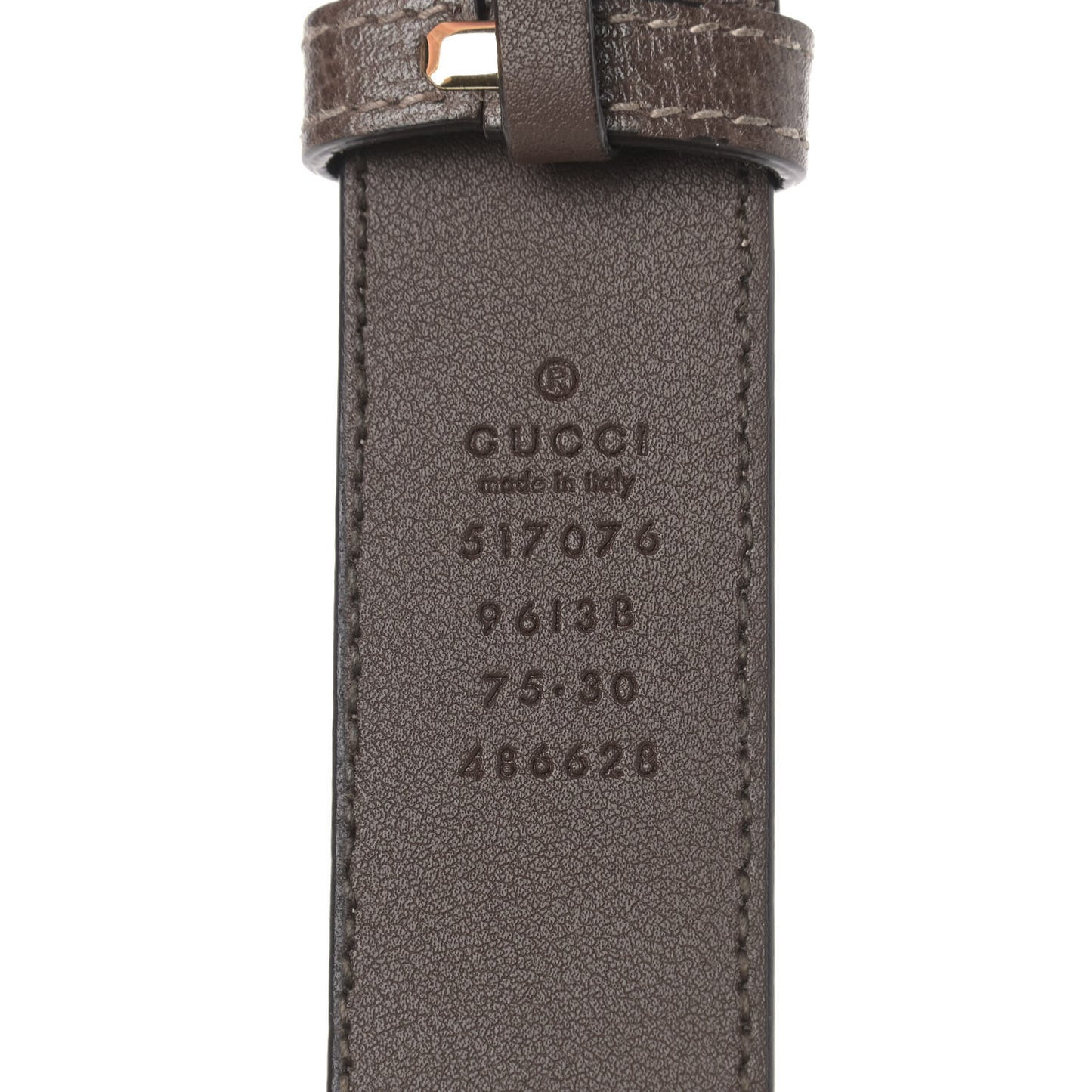 GG Supreme Monogram Web Small Ophidia Belt Bag 75 30 Dark Brown