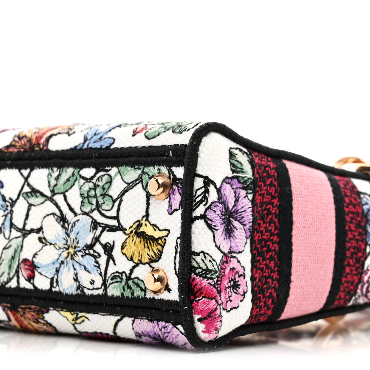 Canvas Florilegio Embroidered Mini Lady D-Lite White Multicolor