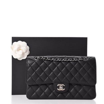 Chanel Caviar Quilted Medium Double Flap Black 10 of 10