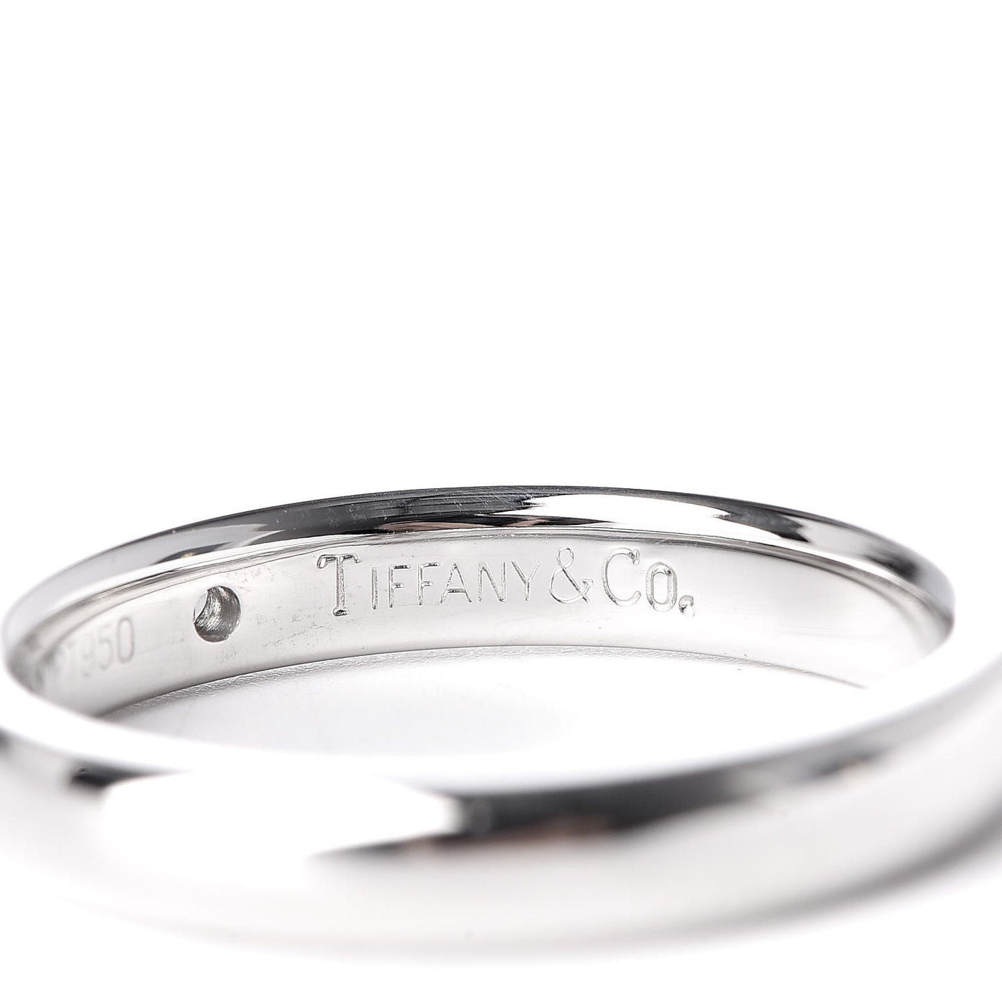 Platinum Diamond Elsa Peretti Band Ring 46 3.75