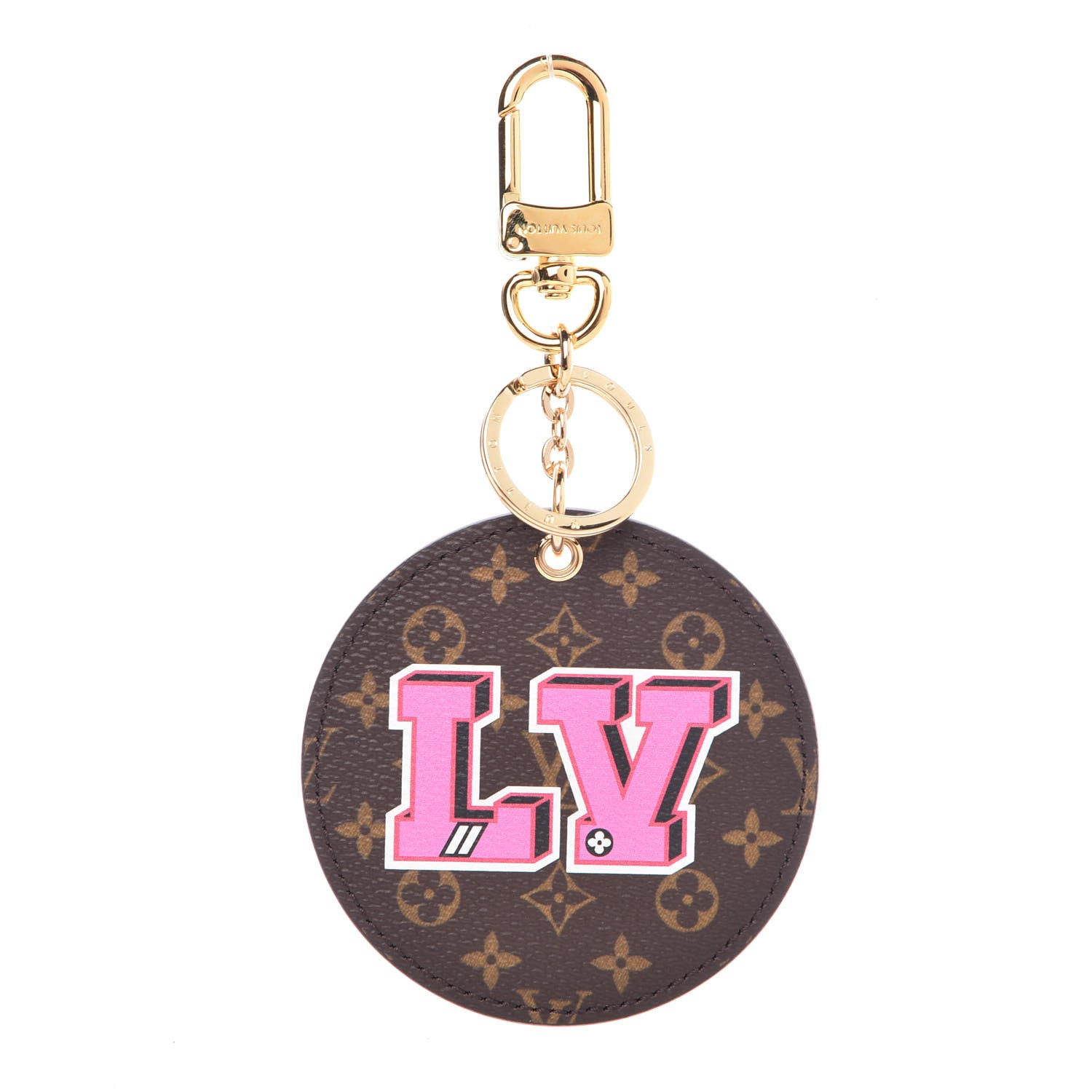 Louis Vuitton Monogram Stories Bag Charm Key Holder 1 of 4
